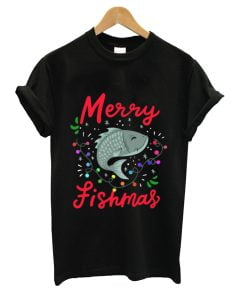 Merry Christmas Fish Fishing T-Shirt