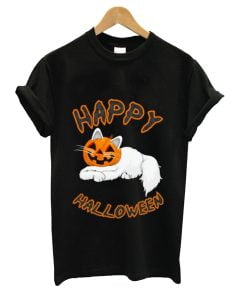 Pumpkin Cat Happy Halloween shirt