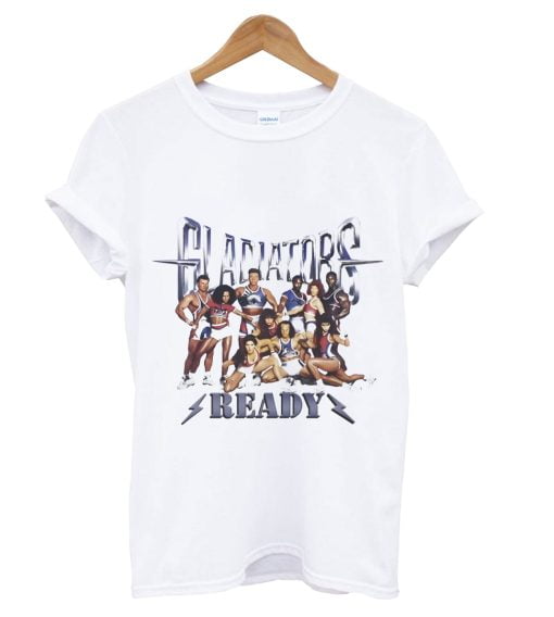 RETRO TEES Mens GLADIATORS READY T-shirt