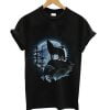 Wolf t-shirt for men lone wolf howling at the moon shirt wolves wolf tshirt mens