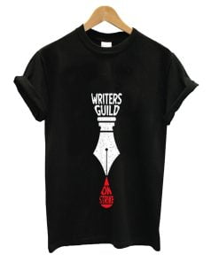 Writers Guild Of America On Strike Anti AI Chatbots WGA T-Shirt