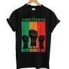 independence day t-shirt Black