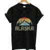 Alaska Tee - Retro Vintage Mountains Nature Hiking T Shirt