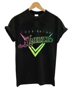 America Tour “89 - 90 “ Original Vintage Rock T-Shirt