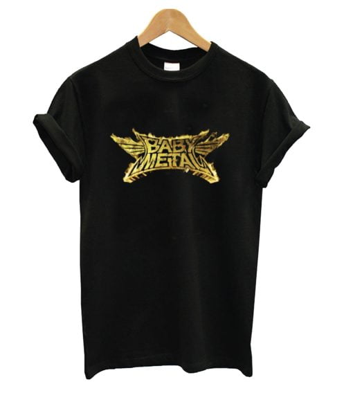 Baby Metal Logo Gold Fire T-Shirt