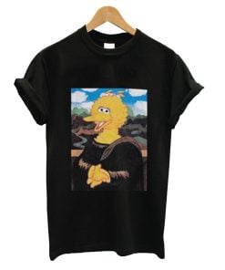 Big Bird Sesame Street Monalisa T-Shirt