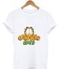 Carfield eats T-shirt