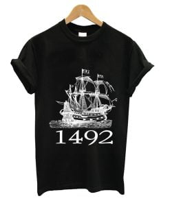 Columbus Day Vintage T Shirt Men Fashion 2023 Women T Shirt Short Sleeve Cotton