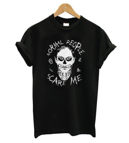 Evan Peters Normal People Scare Me T-Shirt