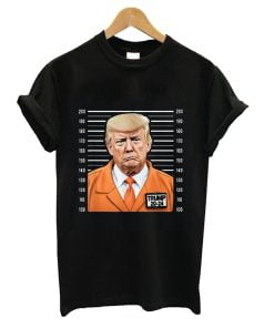 Funny Trump 2024 Prisoner Mugshot T-shirt