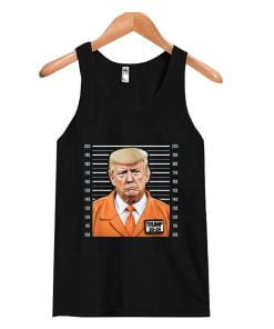 Funny Trump 2024 Prisoner Mugshot Tank Top