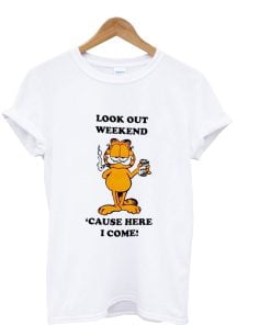 Garfield Parody Vintage T Shirt Awesome