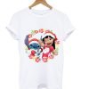 Girl's Lilo & Stitch Christmas Greetings T-Shirt