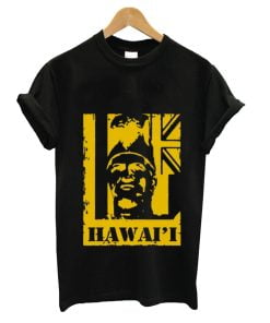 Hawai'i King Kamehameha Mustard Yellow Ink by Hawaii Nei All Day Kids T-Shirt