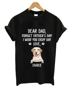 I Woof You Dog Dad T-Shirt