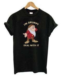 Im Grumpy Deal With It Portrait T shirt