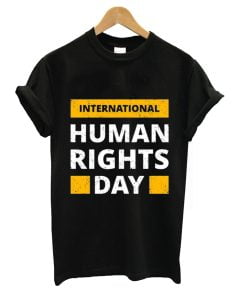 International human rights day typography t-shirt