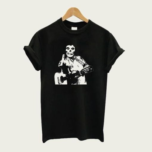 Johnny Cash The Misfits Middle Finger t-shirt