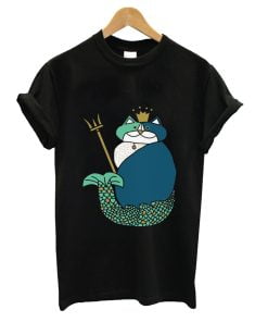 Kevin The Cat Mermaid King T-shirt