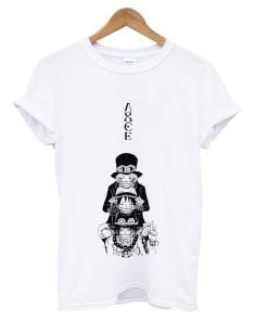 One piece sabo luffy e ace T-shirt