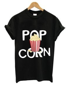 Popcorn tshirt for Movie T-shirt