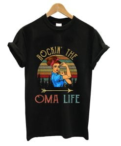 Rockin' The Oma Life Grandparents Day For Oma T-Shirt