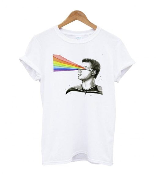 Star Trek Geordi Reading Rainbow T-Shirt