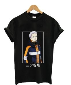 Tokyo Revengers Takashi Mitsuya Men's Black T-shirt`