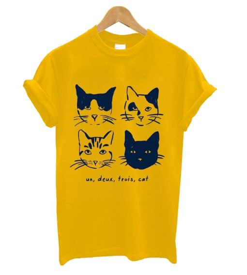 Un Deux Trois Cat T-shirt