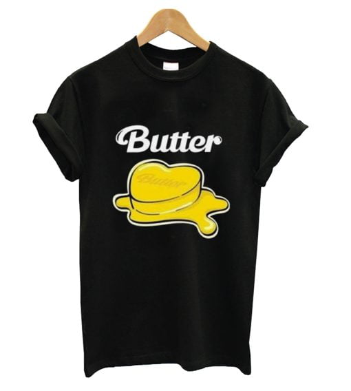 Unisex Summer Trendy 100% Cotton Melt Butter Short Sleeve T-shirt