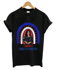 Womens Michelle Obama Constitution Day Women Melanin Queen T Shirt