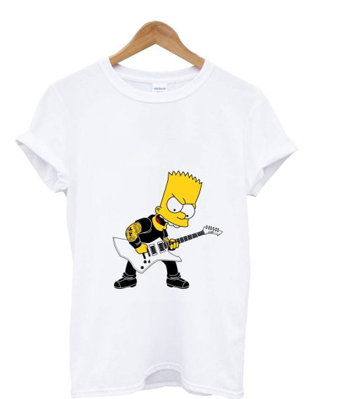 james hatfield of bart simpson T-shirt