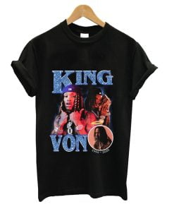 king von Oldschool Rap T-Shirt Style