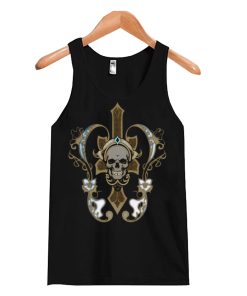 Amazing golden skull Tank Top