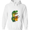 Cute Baby Croc With A Beer Mug Hoodie