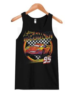 Disney Pixar Cars Lightning McQueen Vintage Tank Top