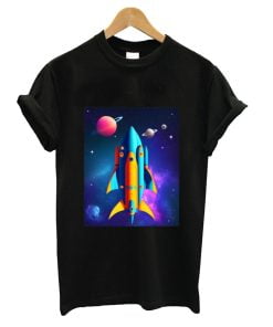 Galactic Visitors Alien Spaceship Arrival T-Shirt