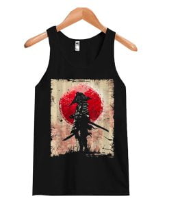 Japanese Art Samurai Vintage Fighter Retro Tank Top