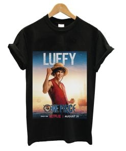 Luffy One Piece Live Action Netflix Poster T-Shirt