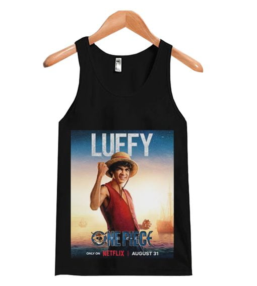 Luffy One Piece Live Action Netflix Poster Tank Top