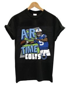 Men's Homage Anthony Richardson Charcoal Indianapolis Colts 2023 NFL T-Shirt