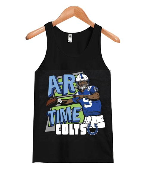 Men's Homage Anthony Richardson Charcoal Indianapolis Colts 2023 NFL Tank Top