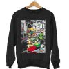 Nickelodeon Classic Nicktoons Hanging On Stoop Sweatshirt