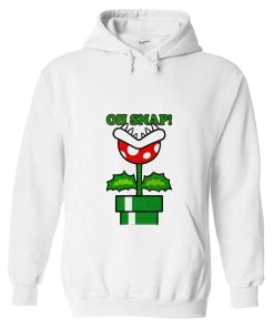 Nintendo Super Mario Piranha Plant Oh Snap Vintage Hoodie