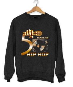 Original 50 Years of Hip Hop Classic W Turntable Sweatshirt