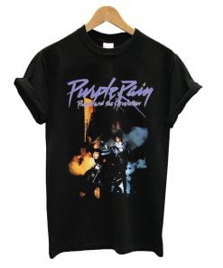 Prince Official Purple Rain Live Black Youth T-Shirt