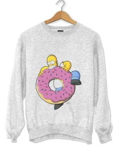 The Simpsons Sweatshirt Homer Donut