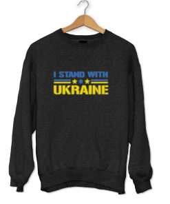 Trenz Shirt Company Stand With Ukraine Russia Anti-War Sweatshirt