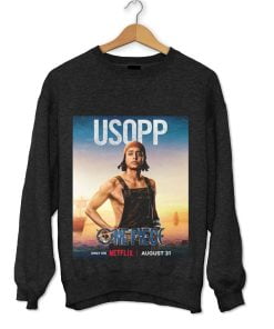 Usopp One Piece Live Action Netflix Poster Sweatshirt