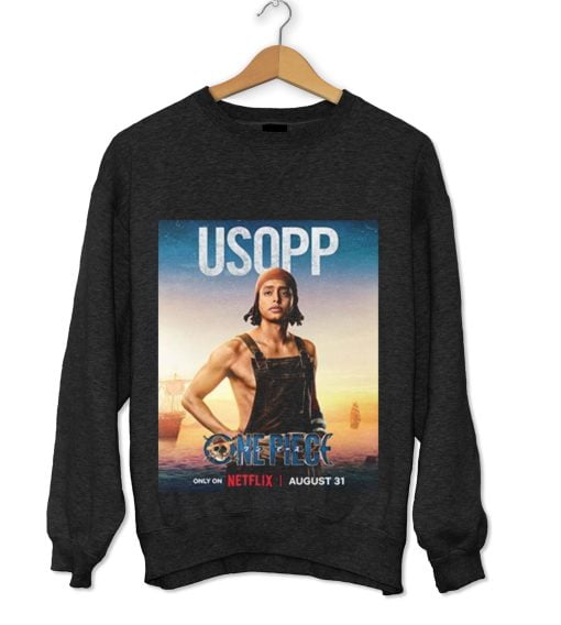 Usopp One Piece Live Action Netflix Poster Sweatshirt